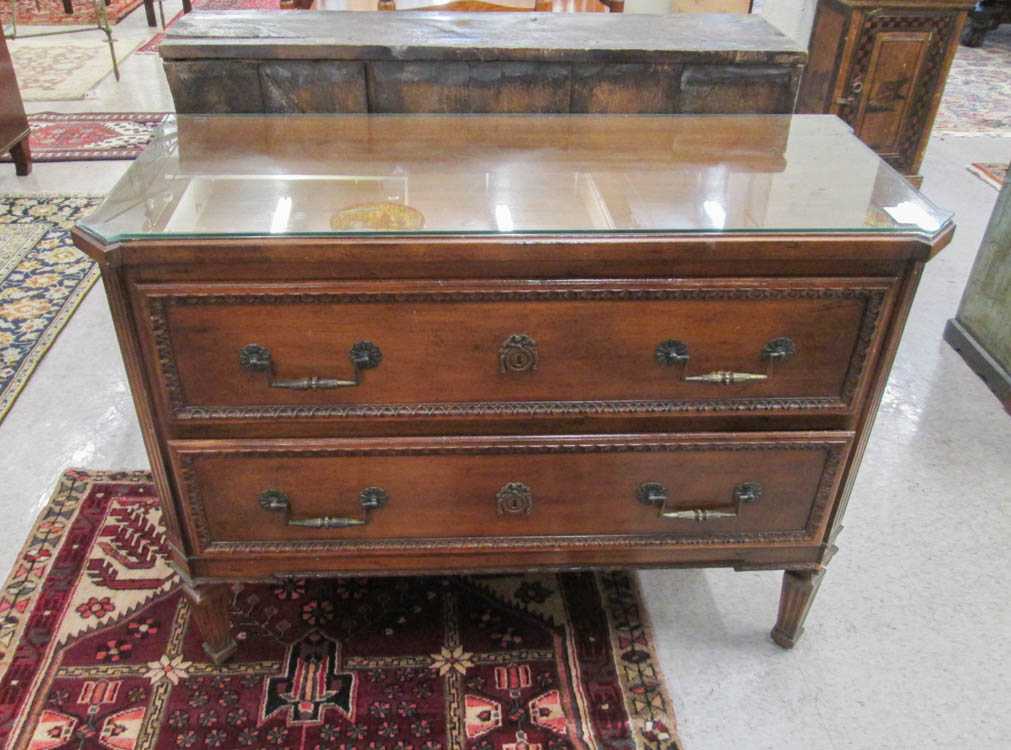 Appraisal: FRENCH LOUIS XVI STYLE COMMODE Auffray Co retailer labeled New