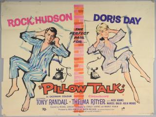 Appraisal: Pillow Talk British Quad film poster starring Doris Day Rock