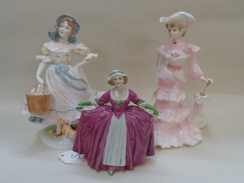 Appraisal: Coalport figure 'Lady Alice at the Royal Garden Party' Royal