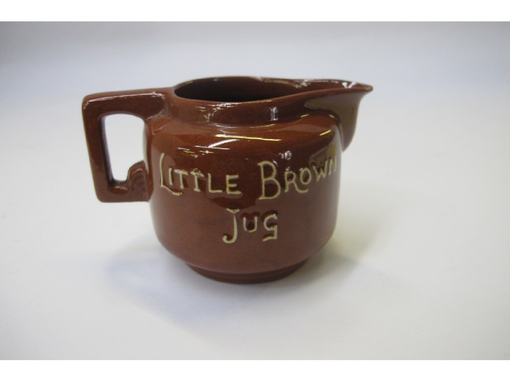 Appraisal: A Dartmouth pottery brown glazed 'Little Brown Jug'