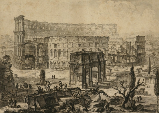 Appraisal: After Giovanni Battista Piranesi Italian - Veduta dell' Arco Costantino