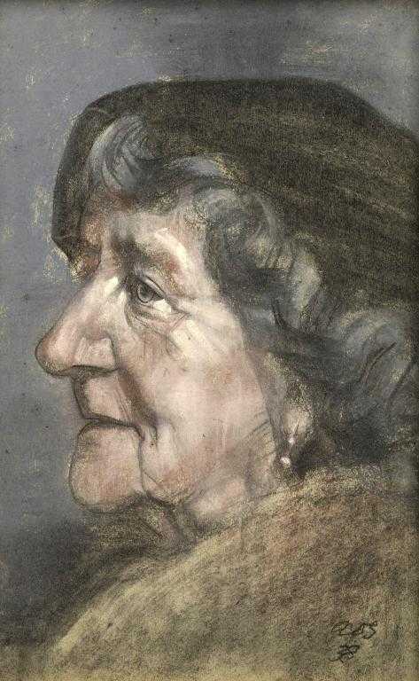 Appraisal: AUSTIN OSMAN SPARE - HEAD OF A WOMAN signed with