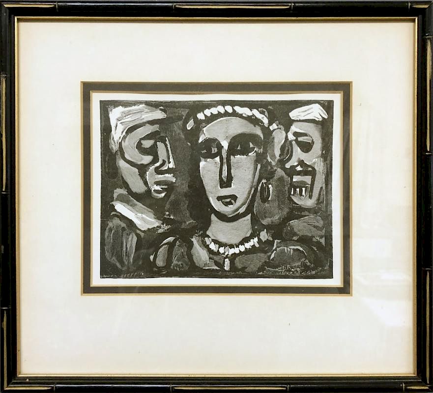 Appraisal: George Rouault Print Les Visages George Rouault France - Les