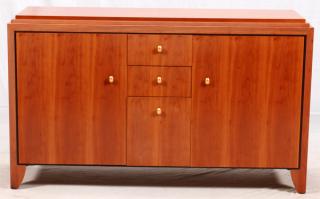 Appraisal: ROCHE BOBOIS CHERRY SIDEBOARD H W D Modern style having