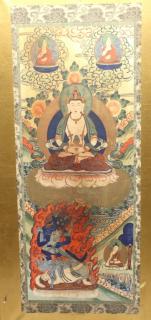 Appraisal: Antique Tibetan Thangka Antique Tibetan Thangka Image Size x in