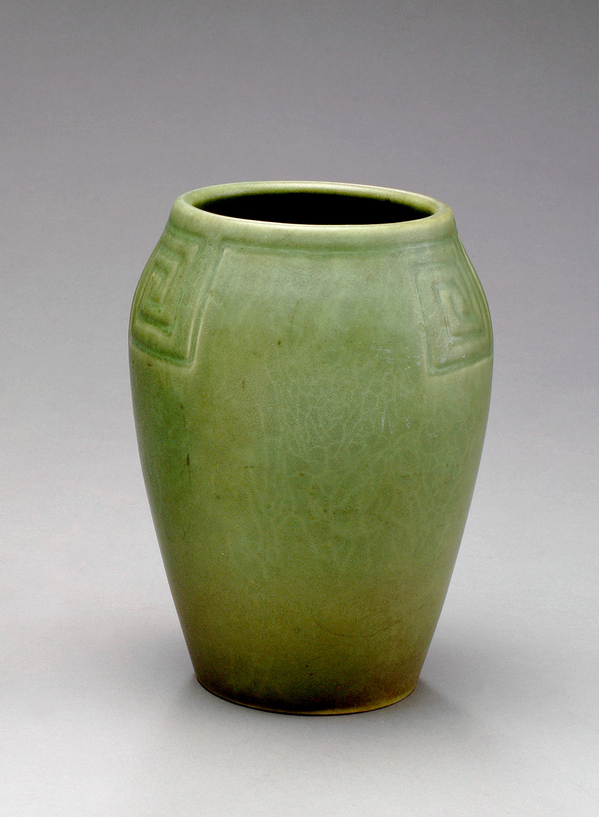 Appraisal: ROOKWOOD POTTERY MATTE GLAZE VASE Of bulbous tapered form in