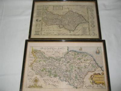 Appraisal: CHRISTOPHER SAXTON The North Riding of Yorkshire hand coloured map