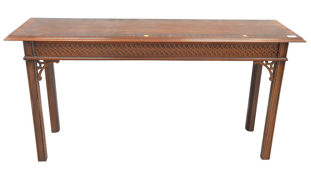 Appraisal: Councill Craftsman Chinese Chippendale Style Sofa Table having inlaid top