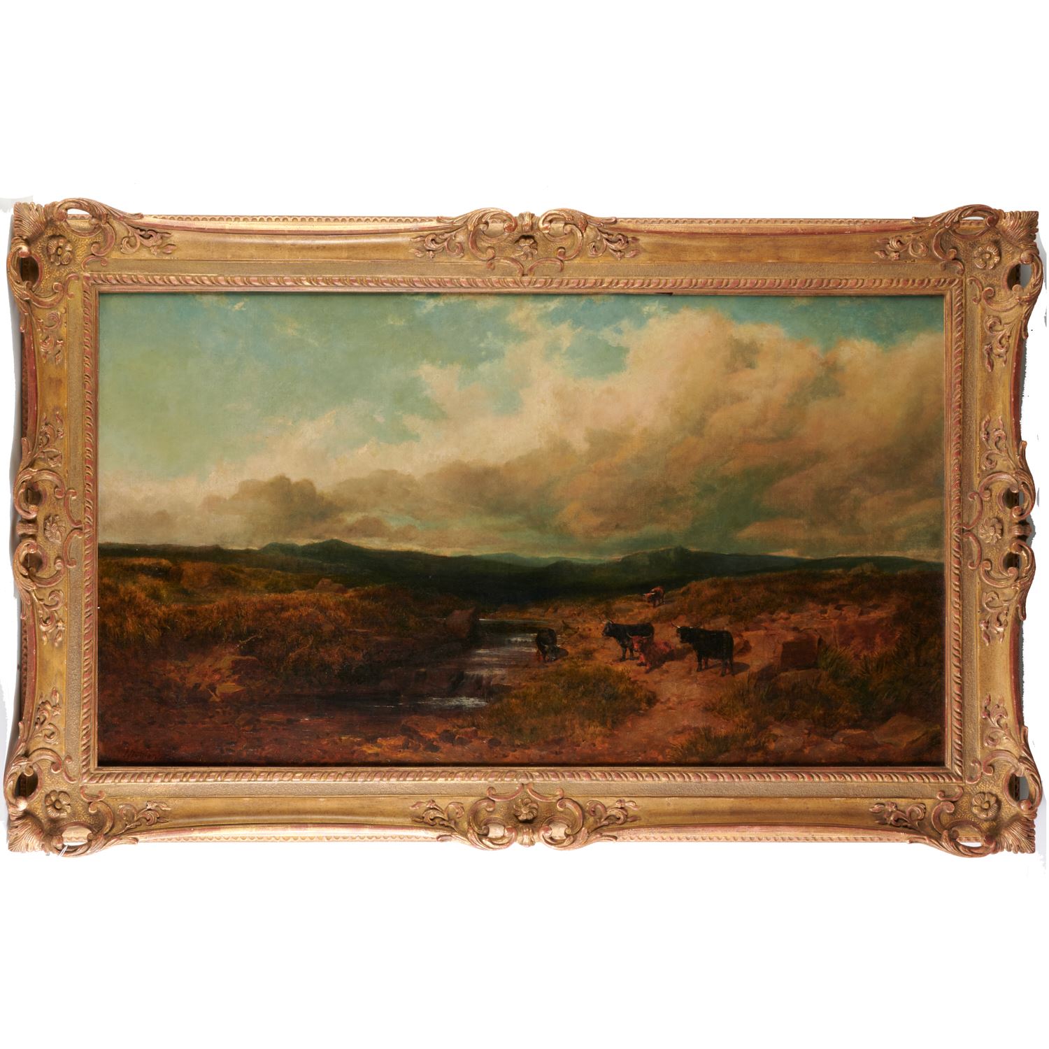 Appraisal: EDMUND NIEMANN LANDSCAPE PAINTING Edmund Johann Niemann British - Highland