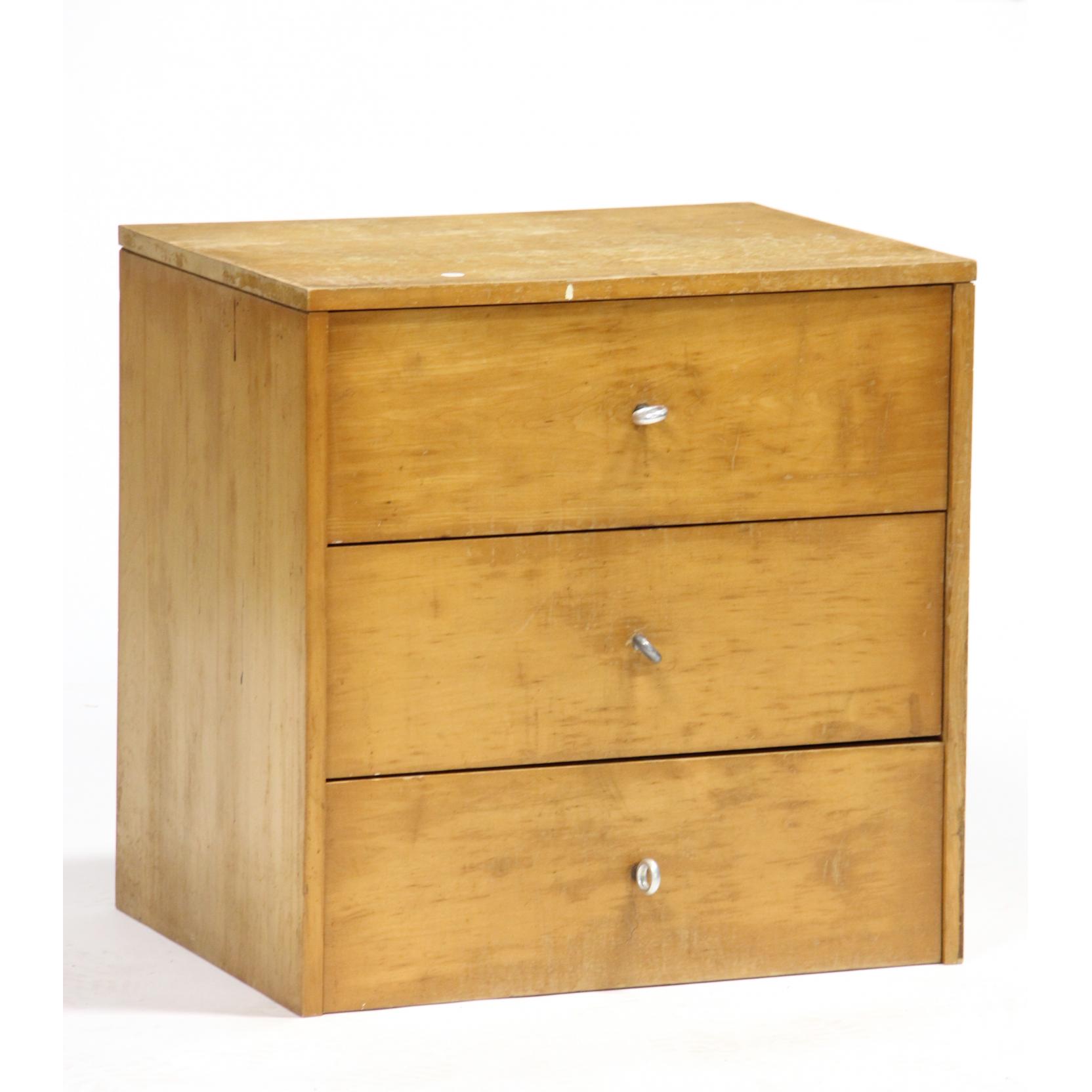 Appraisal: Paul McCobb Planner Group Night Stand s maple three drawers