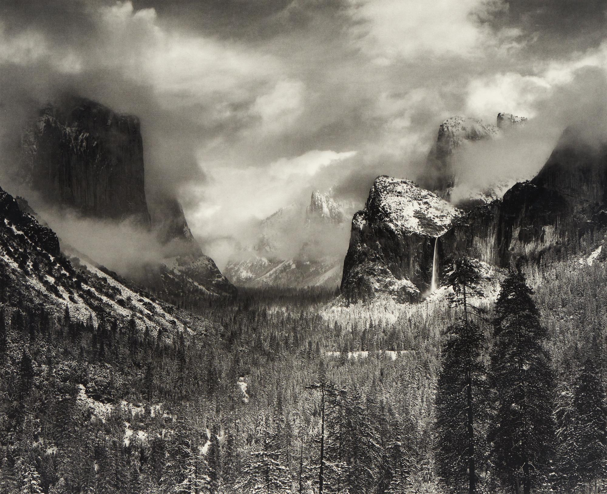 Appraisal: ANSEL ADAMS AFTER CLEARING WINTER STORM YOSEMITE Ansel Adams after