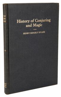 Appraisal: Evans Henry Ridgley History of Conjuring and Magic Kenton I