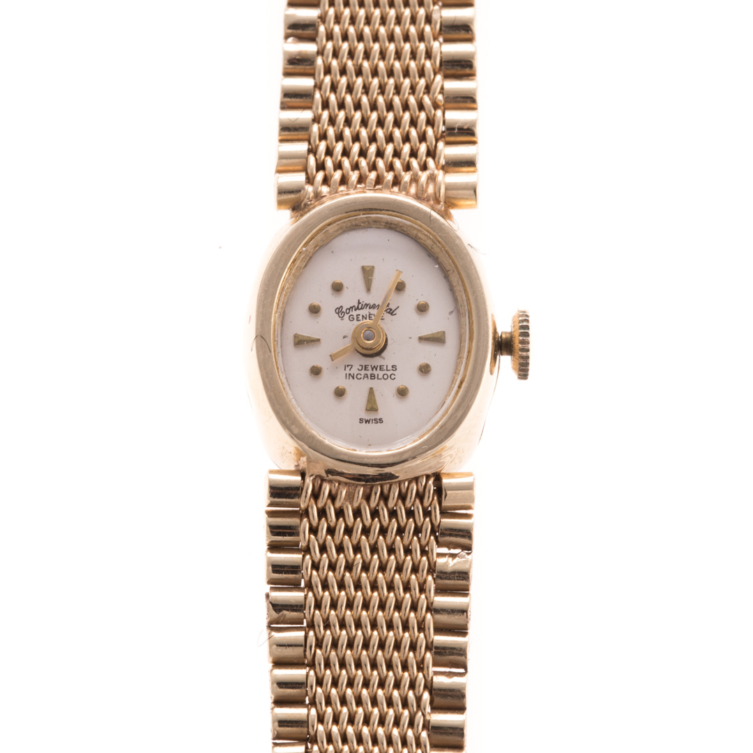 Appraisal: A Lady's K Yellow Gold Geneva Wrist Watch K yellow