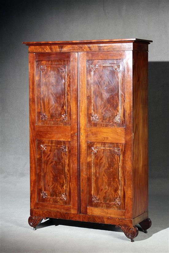 Appraisal: Lot Property of Various Owners Classical Mahogany Armoire Attributed to