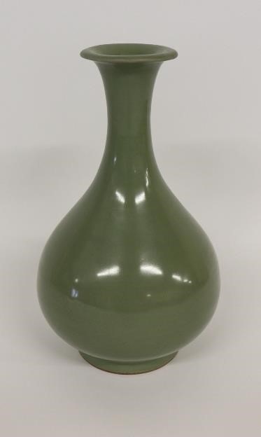 Appraisal: Chinese celadon vase early th c h x d Condition