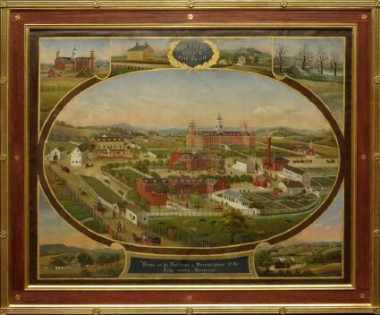 Appraisal: ATTRIBUTED TO CHARLES C HOFMANN VIEWS OF THE BERKS COUNTY