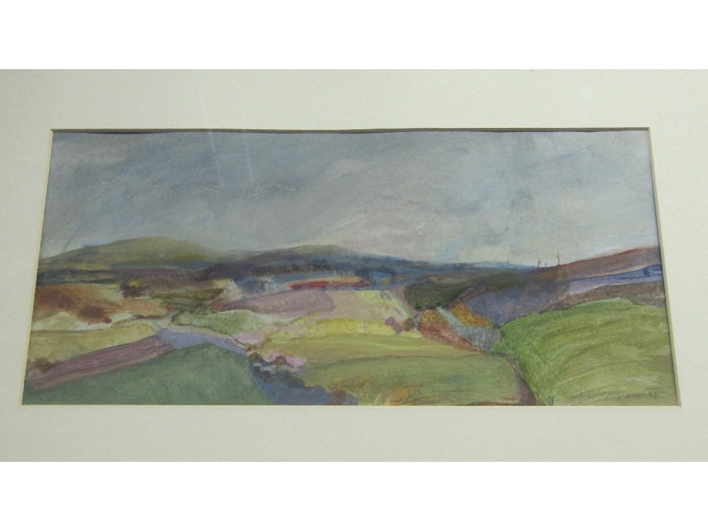 Appraisal: W BREMNER Watercolour landscape signed and dated '