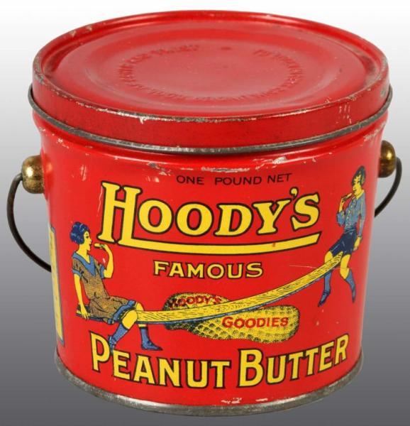 Appraisal: Hoody's Famous Peanut Butter Tin Description Manufactured by Hoody D