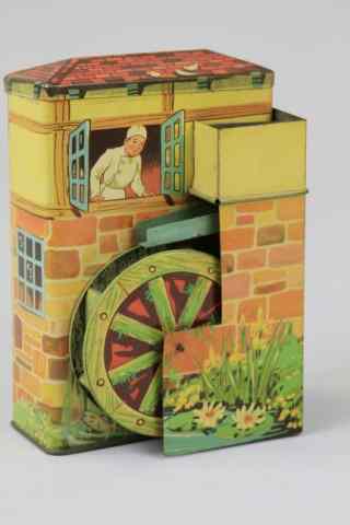 Appraisal: MACFARLANE LANG WATERMILL BISCUIT TIN Scotland England c Lithographed tinplate