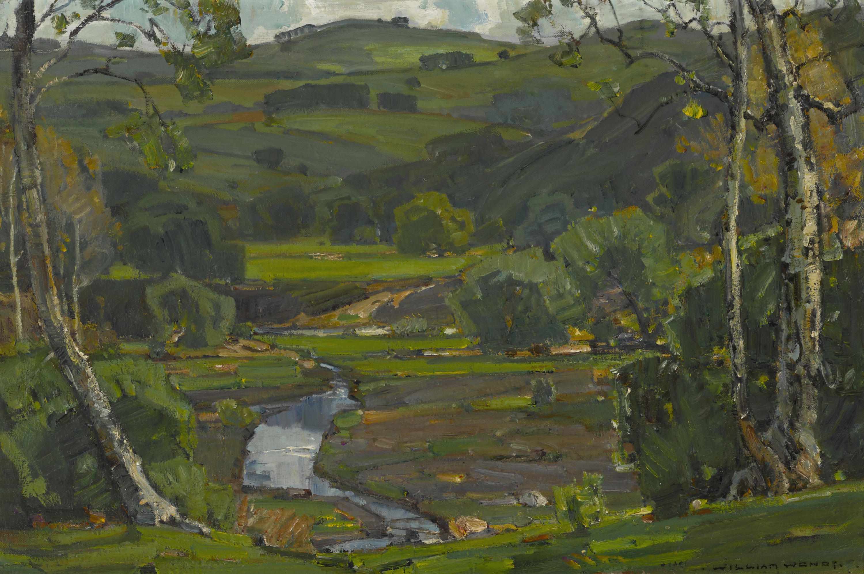 Appraisal: William Wendt American - The brook signed 'William Wendt' lower