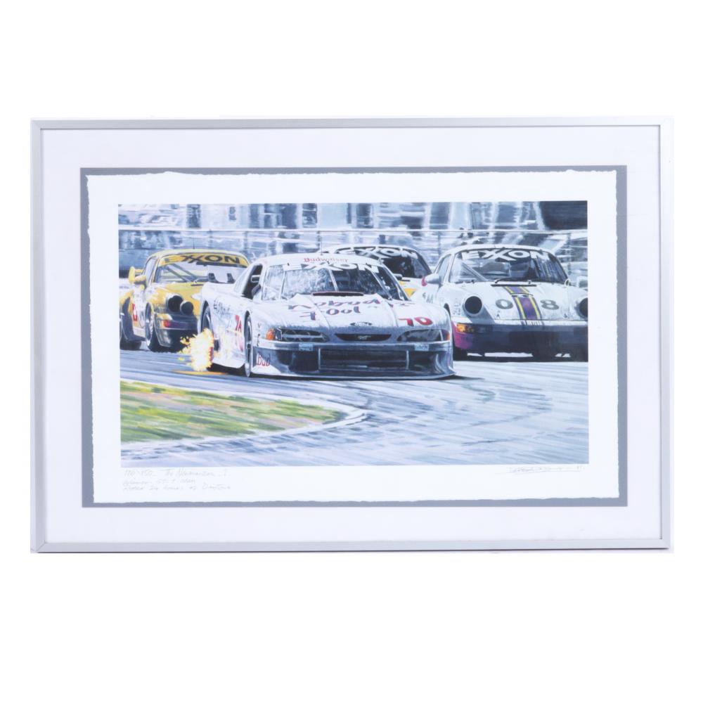 Appraisal: THE NEWMAN ZONE PAUL NEWMAN HRS OF DAYTONA LITHOGRAPH H