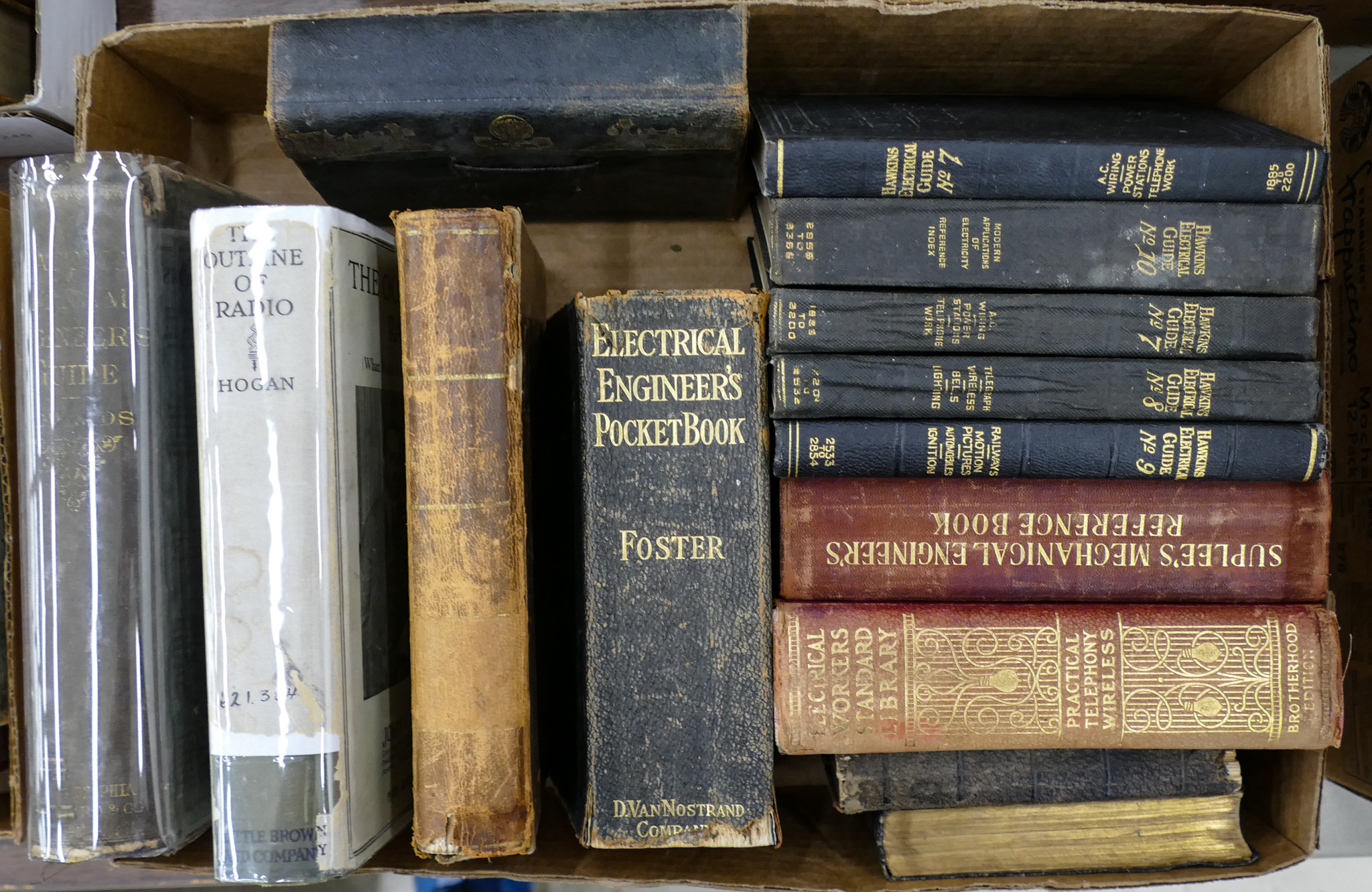 Appraisal: Box pc Antique Engineering Books