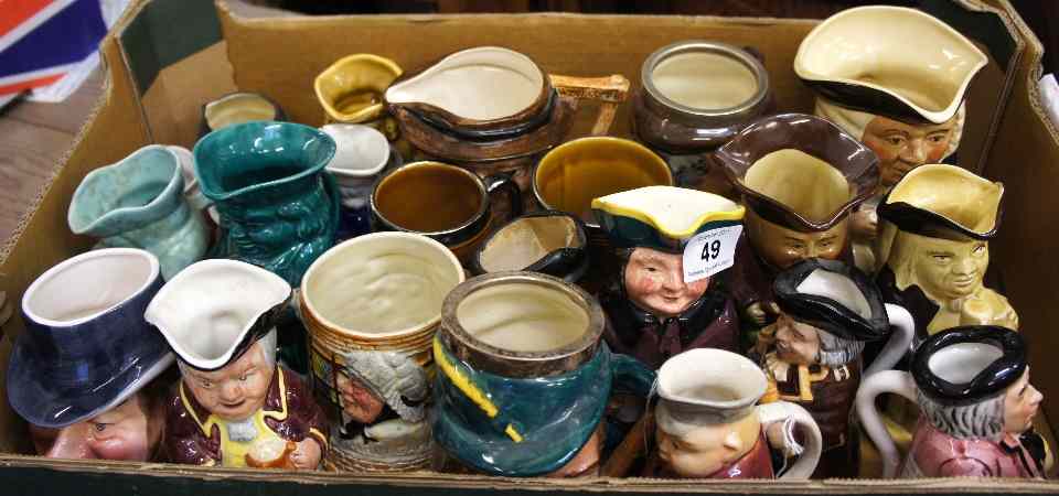 Appraisal: A collection of various Character and Toby Jugs various manufacturers