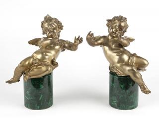 Appraisal: An opposing pair of gilt Late th early th century