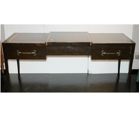 Appraisal: Tommi Parzinger Ebonized Mahogany Poudreuse Estimate -