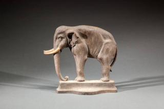 Appraisal: Elephant Doorstop Bradley and Hubbard Manufacturing Co Meriden CT c