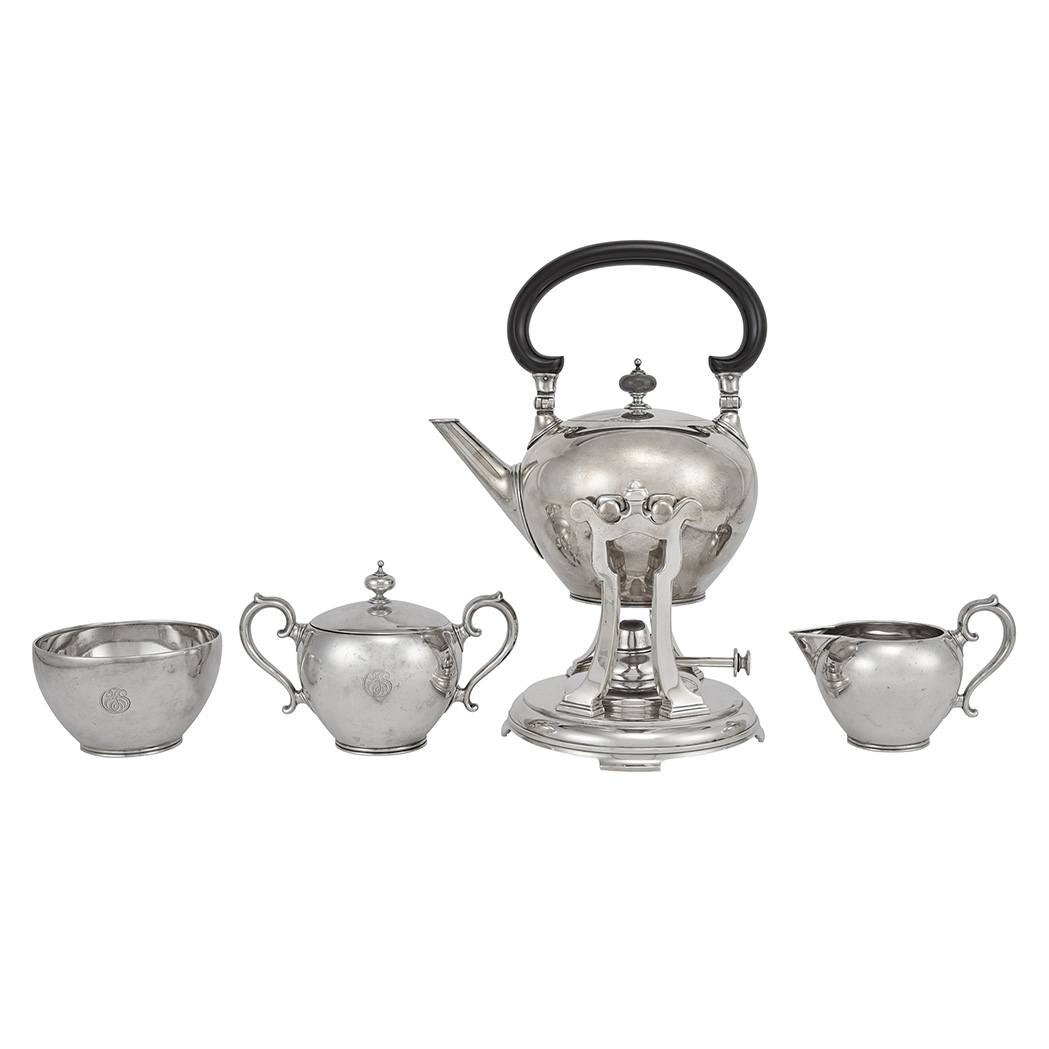 Appraisal: Tiffany Co Sterling Silver Partial Tea Service Circa - Comprising