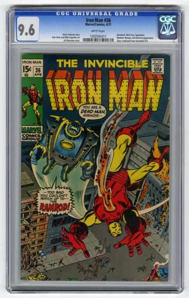 Appraisal: Iron Man CGC Marvel Comics Click for full description