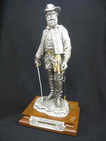 Appraisal: Chilmark Civil War Pewter Figurine ''J E B Stuart''by Francis