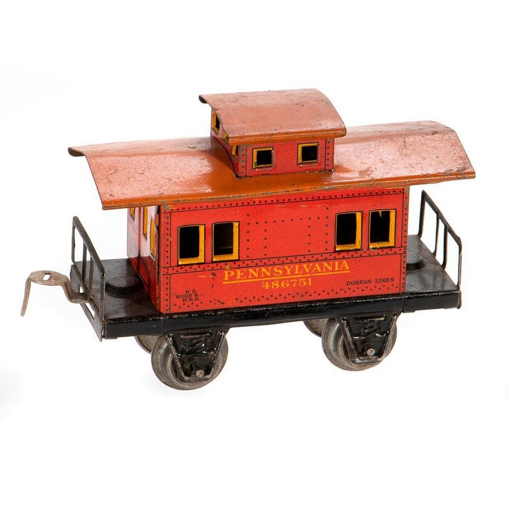 Appraisal: Dorfan Pennsylvania caboose O gauge dirty some paint wear