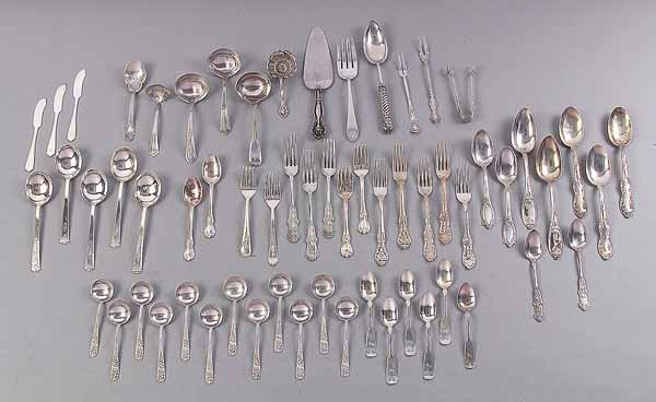 Appraisal: A Group of American Sterling Silver Flatware primarily th c