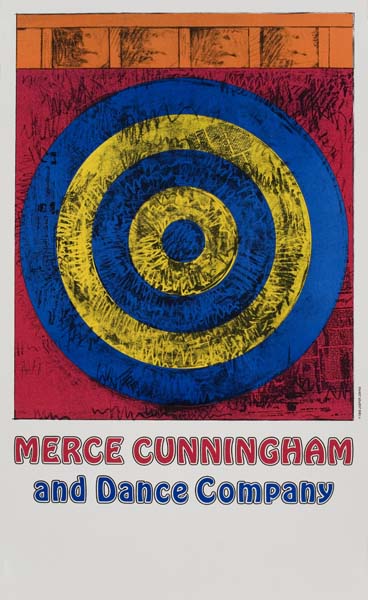 Appraisal: JASPER JOHNS after Target--Merce Cunningham and Dance Company Offset color