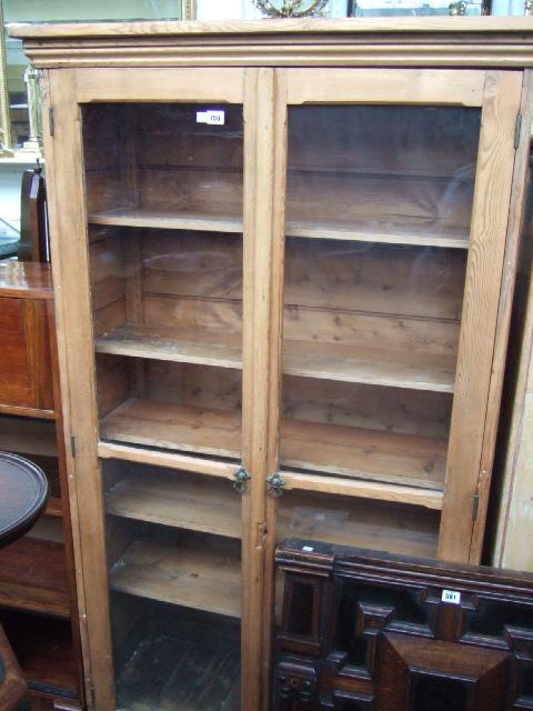 Appraisal: A made up pine floor standing bookcase the pair of