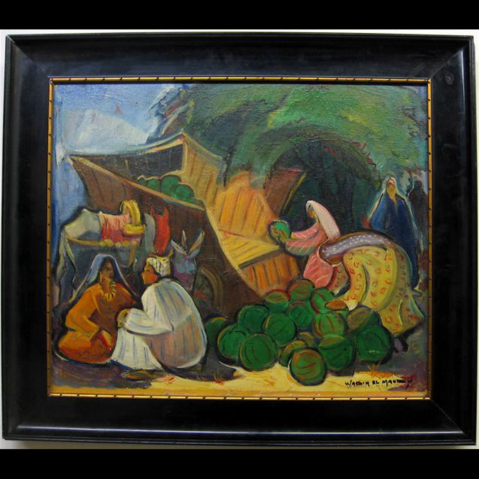 Appraisal: LOADING THE WATERMELONS WADIE EL MAHDY - CANADIAN OIL ON