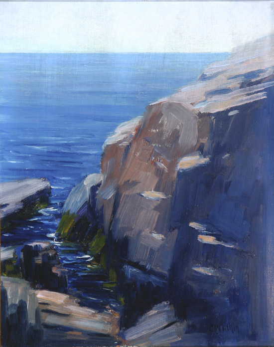 Appraisal: Caroline W Pitkin American - Ogunquit Cliffs Signed Caroline W