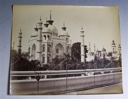 Appraisal: India - Sache J E A collection of loose albumen