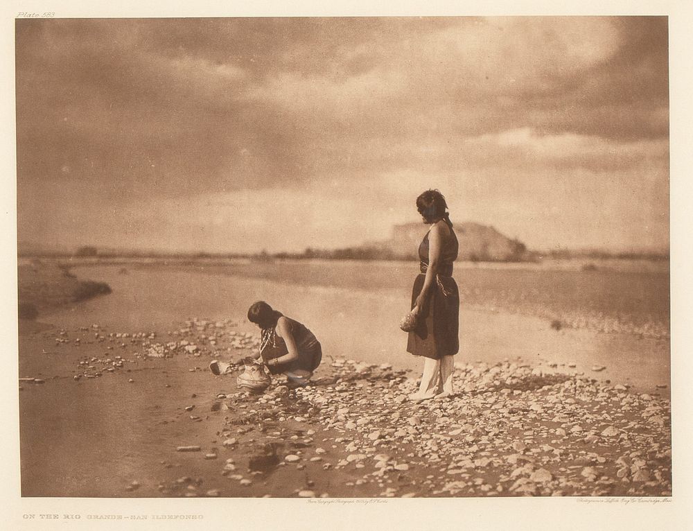 Appraisal: Edward Curtis On the Rio Grande San Ildefonso Edward Curtis