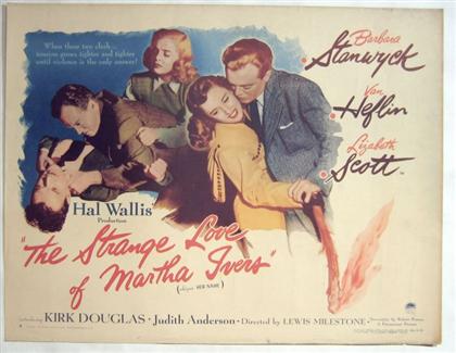 Appraisal: piece Movie Poster The Strange Love of Martha Ivers Paramount