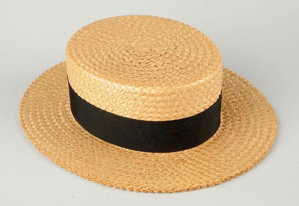 Appraisal: Early Stetson Straw Hat Hat has an imprint on the