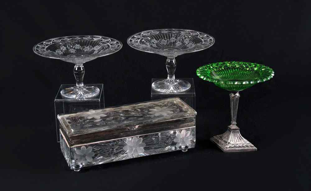 Appraisal: ESTATE COLLECTION OF PAIRPOINT CUT GLASS piece group to include