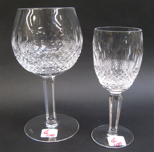 Appraisal: WATERFORD CRYSTAL FIFTEEN PIECES in a pattern similar to Colleen