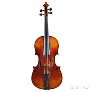 Appraisal: German Violin Jurgen Johannes Schroder Frankfurt labeled Jurgen Johannes Schroder