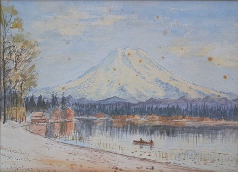 Appraisal: STUART James Everett American - ''Mt Shasta'' W C ''