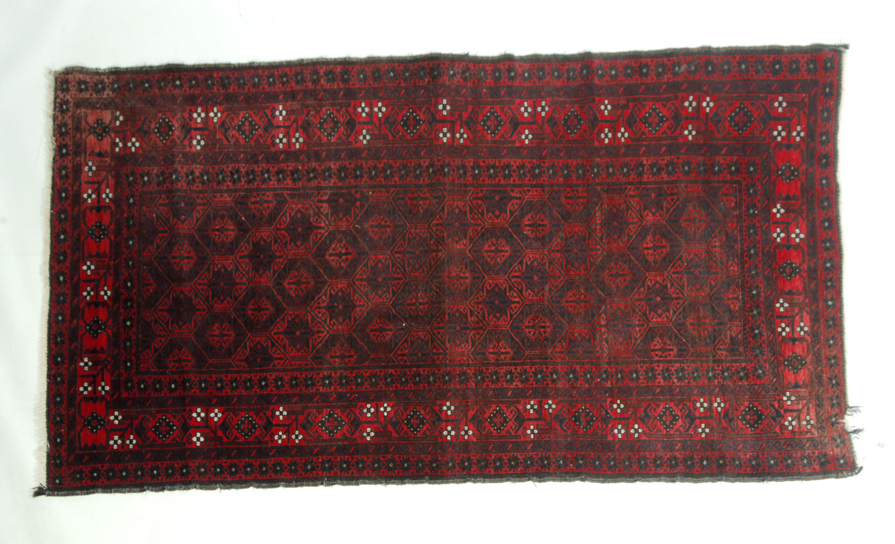 Appraisal: ORIENTAL RUG Mid th century Hamadan with red ground '