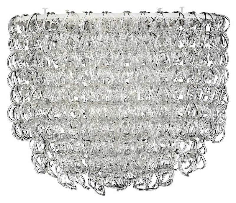 Appraisal: Angelo Mangiarotti Giogali Blown Glass Chandelier produced by Vistosi circa