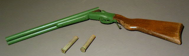 Appraisal: A H Fox child s toy double-barreled weapon c with